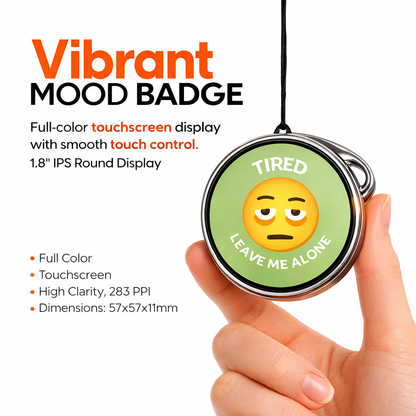 AuraPin™ - Smart Mood Display