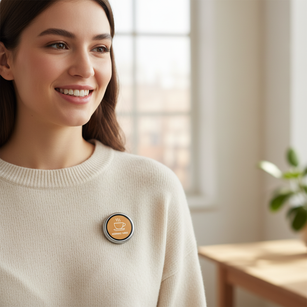 AuraPin™ - Smart Mood Display